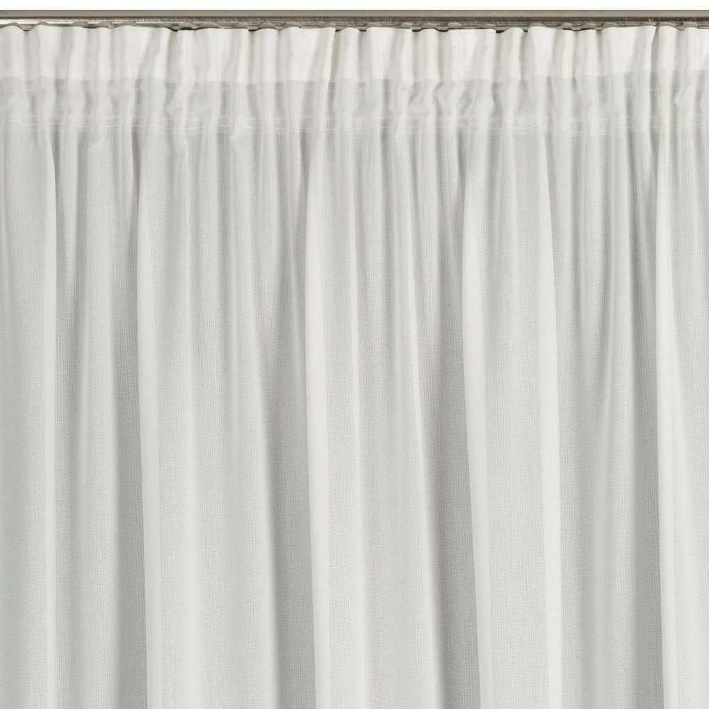 ZÁCLONA NA PÁSKE ROSSI 135X270 CM BIELA