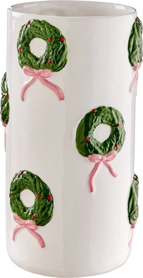 X-MAS Váza adventné vence - biela