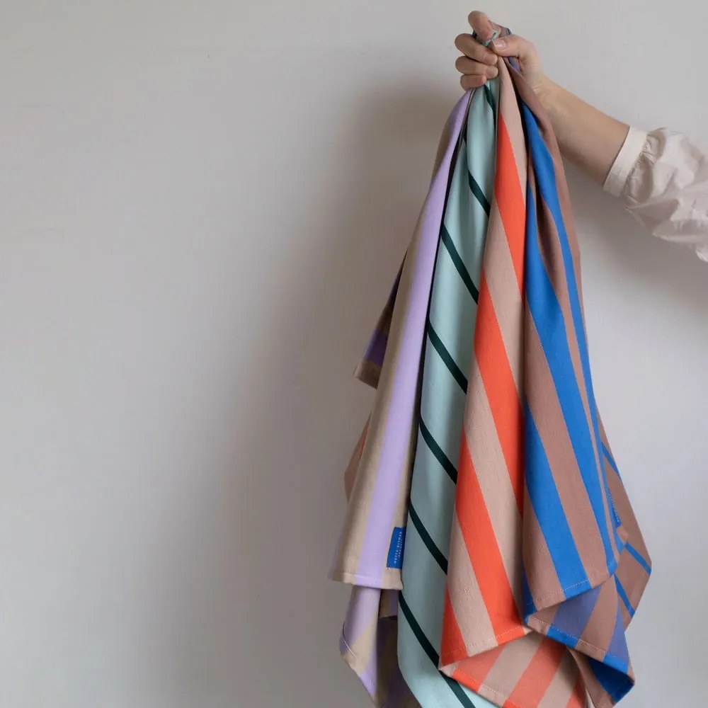 Bavlnené utierky v súprave 2 ks 50x70 cm Stripes – Mette Ditmer Denmark