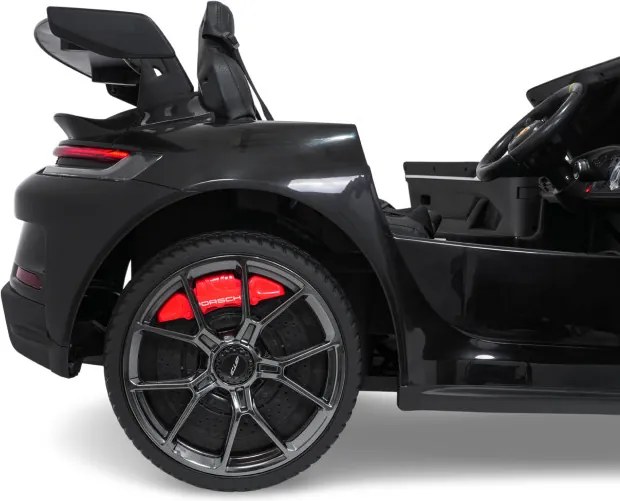 Elektrické autíčko Porsche 911 GT3 pretekárske čierne