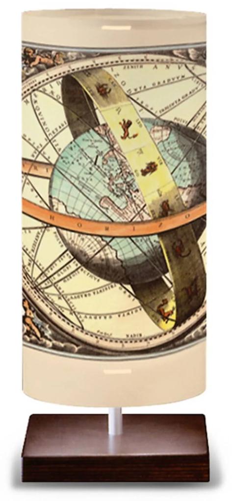 Globe – stolná lampa v dizajne glóbusu