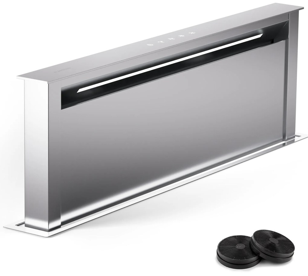 Klarstein Royal Flush Eco 90 digestor 90 cm 604 m³/h EEK A++ vrátane filtrov s aktívnym uhlím