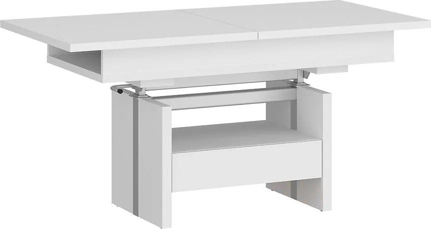 Konferenčný stolík Cortado CRTT02 1S s zdvihom biela alpská