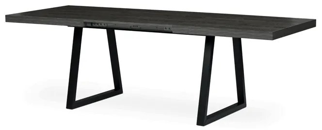 Autronic BONTEC Jedálenský stôl rozkladací 160-240x90 cm, lamino, šedý dub, HT-R5624 GREY Farba: Hnedá