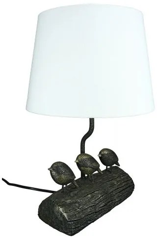 Dekoratívne svietidlo black&gold BIRDS