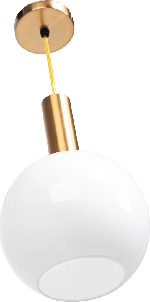 Stropné svietidlo ANGEL - kov/sklo - zlaté