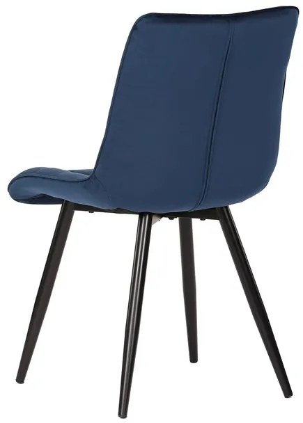 Autronic BONTEC Jedálenská stolička, modrá, zamatová látka, CT-384 BLUE4 Farba: Zelená