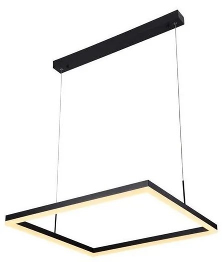 LED Stmievateľný luster na lanku LED/55W/230V 3000-6500K + diaľkové ovládanie