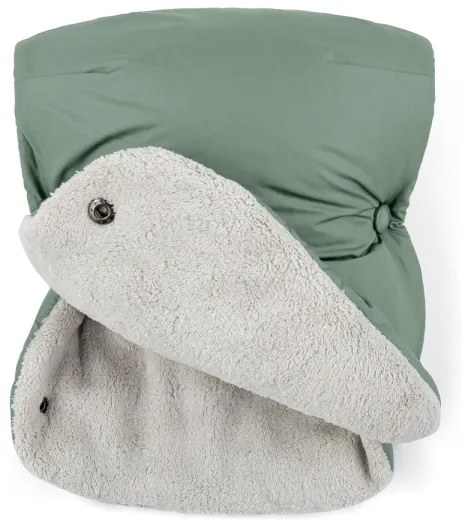 PETITE&MARS - SADA Detský fusak 3v1 JIBOT + rukávniky na kočiar JASIE zelená