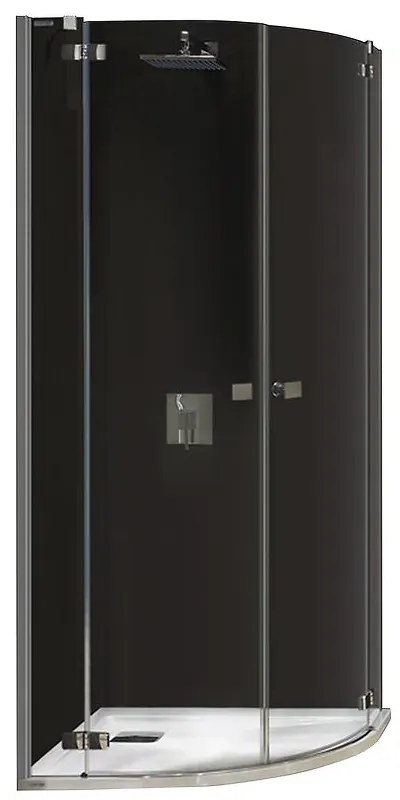 Štvrťkruhový Sprchový kút.KP4/FREE 90 WO chróm