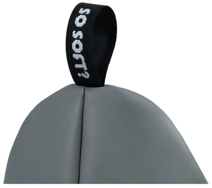 Oranžový sedací vak z imitácie kože Lull L – So Soft?