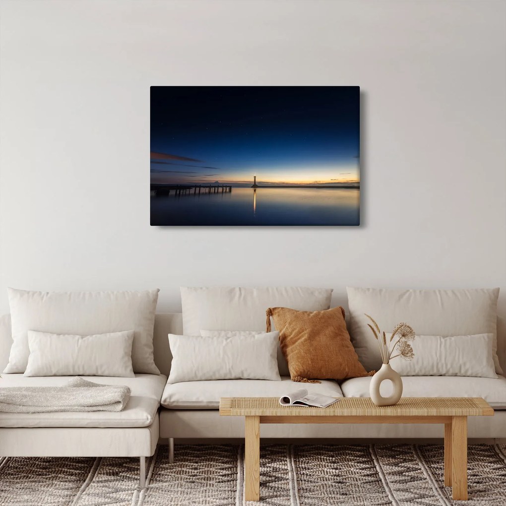 Obraz majáka v diaľke (90x60 cm)