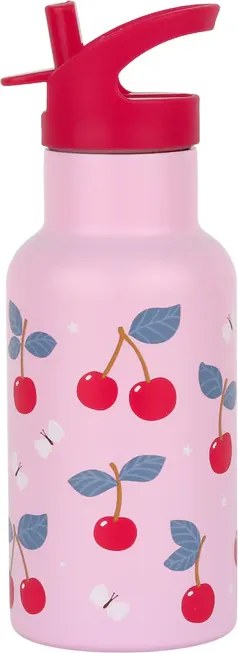 Nerezová fľaša na pitie čerešne