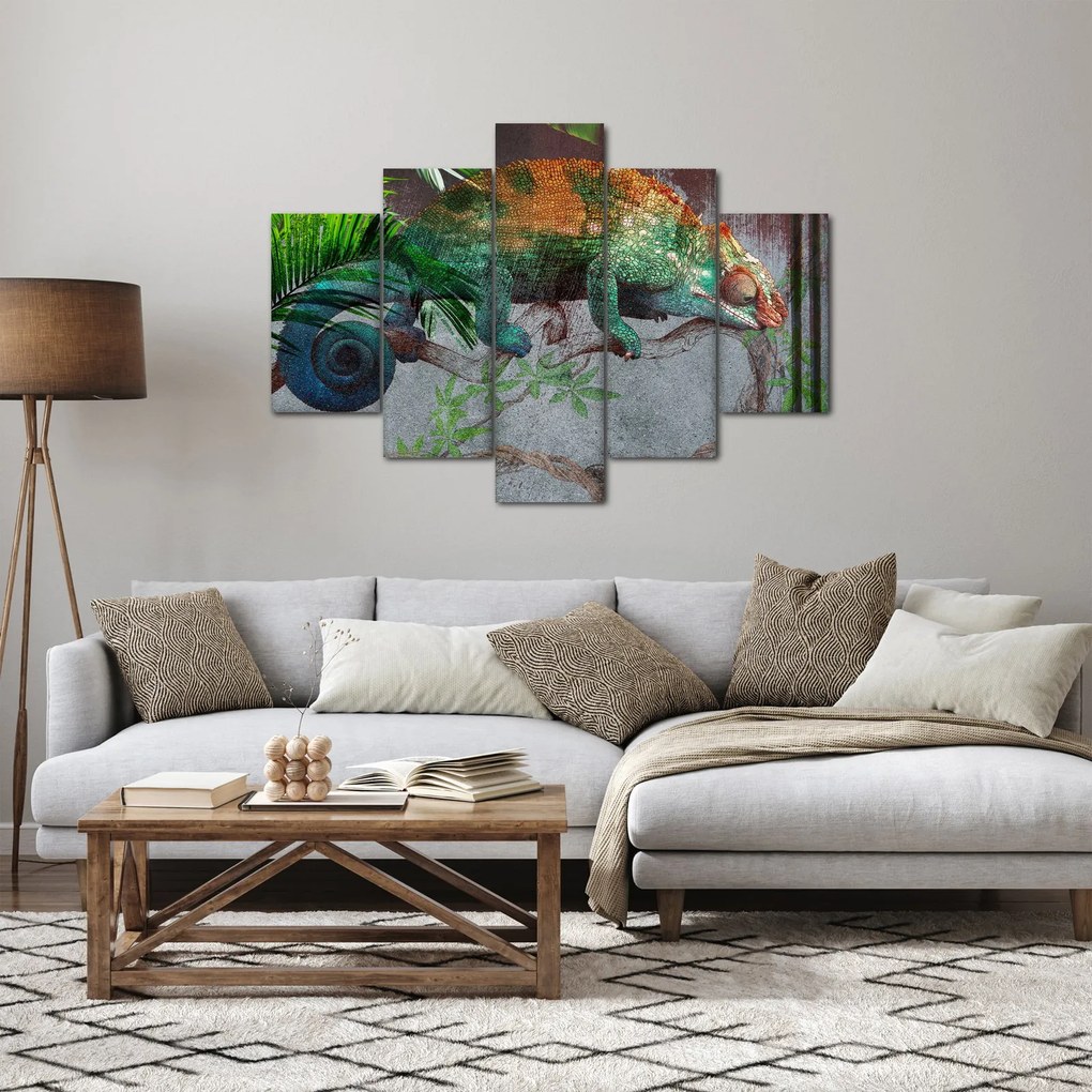 Obraz - Chameleon (150x105 cm)
