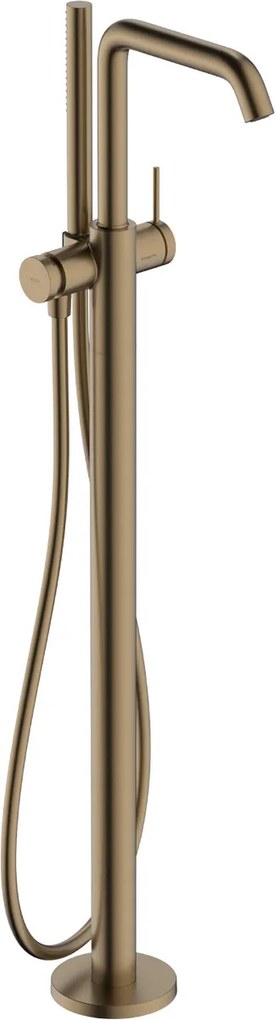 Hansgrohe Tecturis S, páková vaňová voľne stojaca batéria na podlahu, kartáčovaný bronz, HAN-73440140