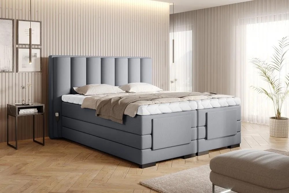 ELT, AMARETO boxspring posteľ 160x200 cm s elektrickým polohovaním