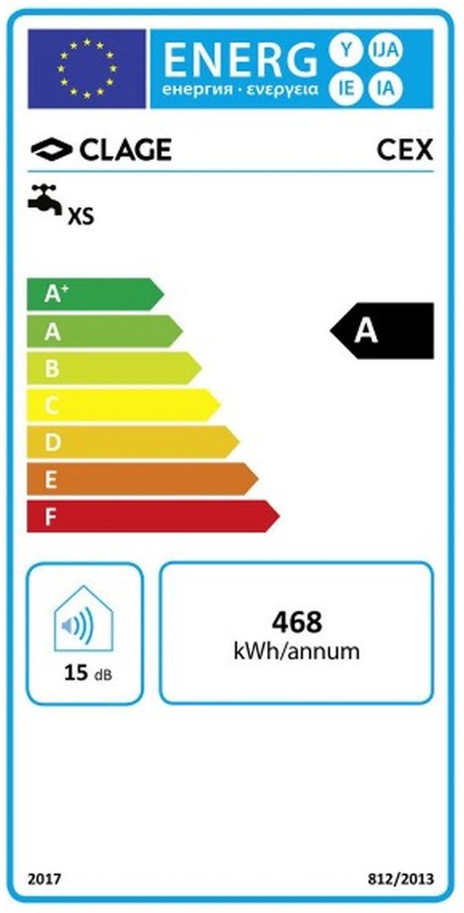 CLAGE CEX E-Kompaktný prietokový ohrievač 11kW/400V 2400-26433