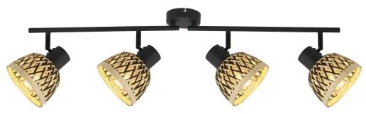 Globo 15767-4 - Bodové svietidlo COLLY 4xE27/15W/230V