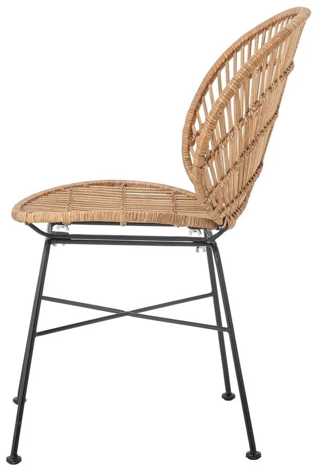 Ratanová jedálenská stolička v prírodnej farbe Fiore – Bloomingville