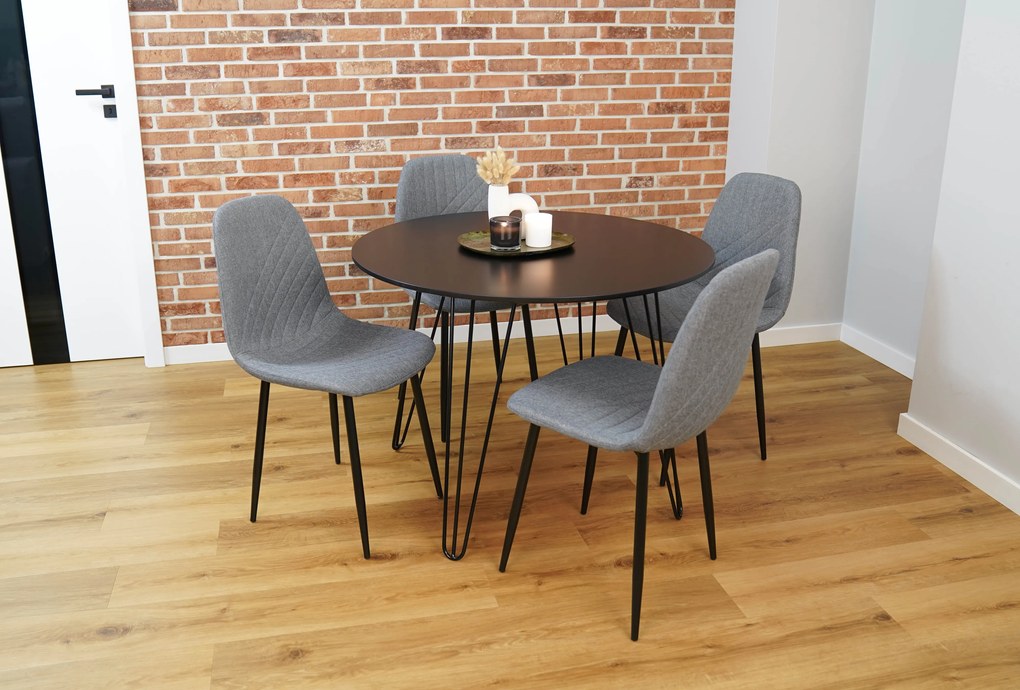 Jedálenská stolička EVA Vyberte látku ->: Szenil bronzová