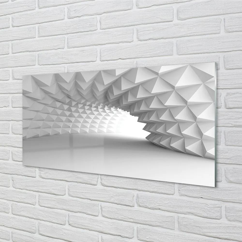 Sklenený obraz Kužele 3d tunel 100x50 cm