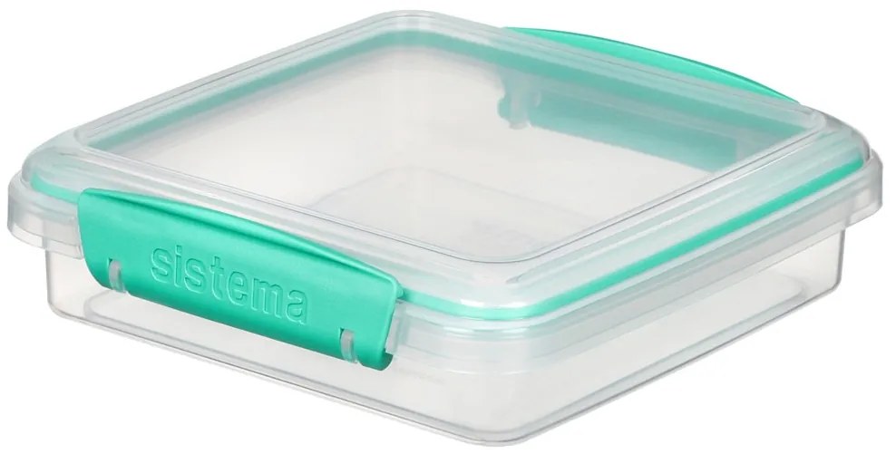 Krabička, box na desiatu - SISTEMA TOAST, zelená