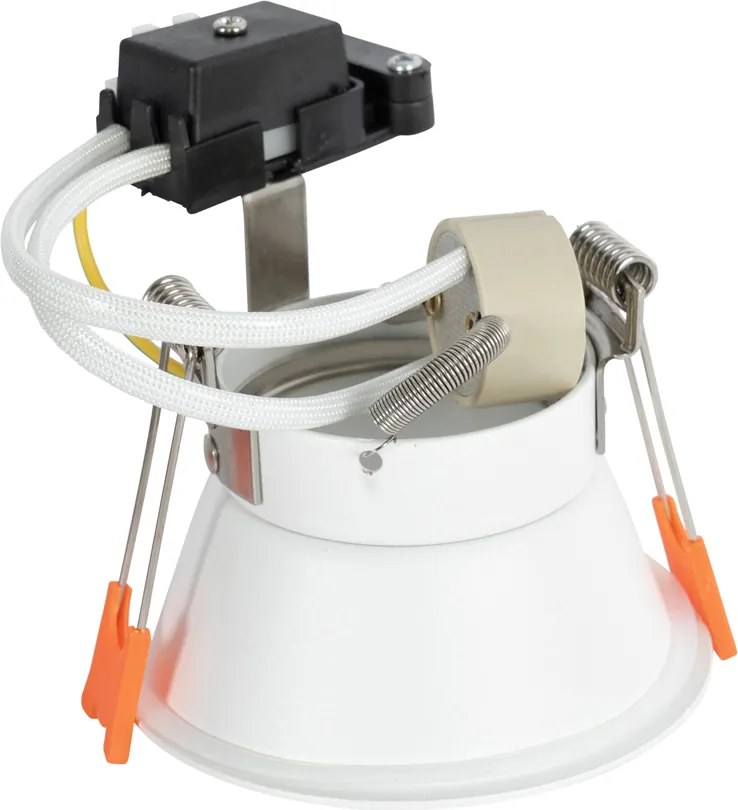 Inteligentné zapustené bodové svietidlo biele IP44 vr. Wifi GU10 50mm - Dept