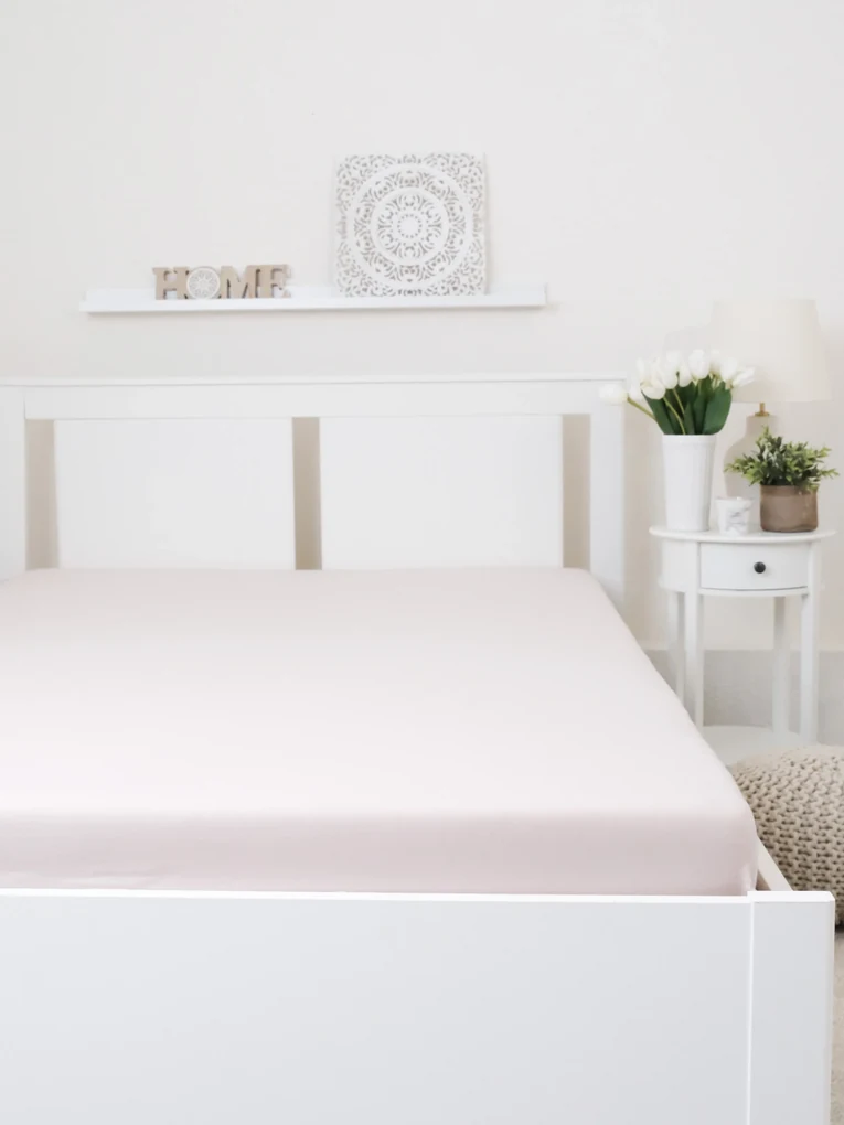Jersey plachta Classic 160 x 200 cm – staroružová