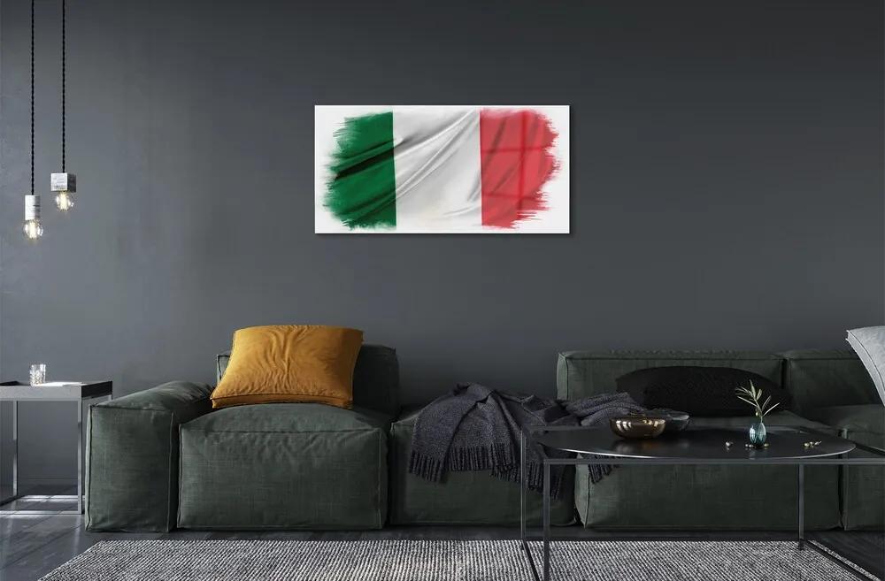 Sklenený obraz flag taliansko 120x60 cm