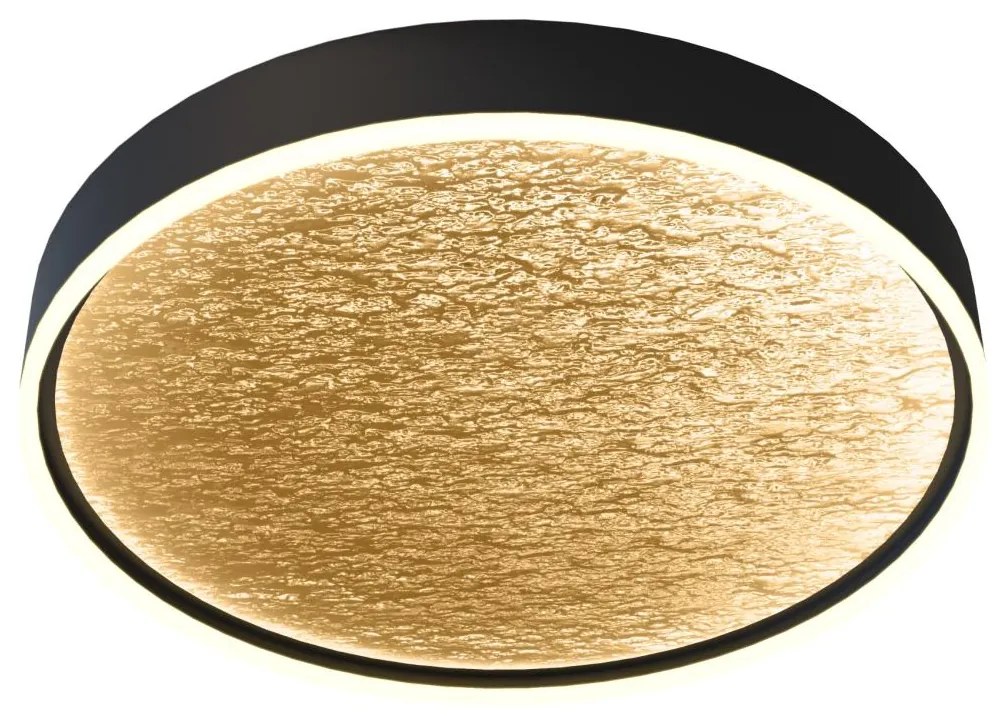 Wofi 9002-104L-LED Stmievateľné stropné svietidlo BORDEAUX LED/60W/230V čierna/zlat