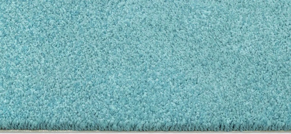 AKCIA: 100x450 cm Metrážny koberec Carousel 82, šíře, modrá, filc, detská izba, Condor Carpets