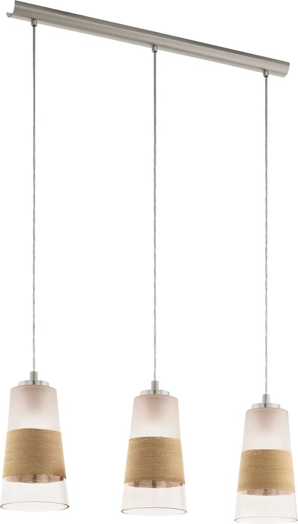 XXXLutz ZÁVESNÉ SVIETIDLO, 84/15/110 cm Eglo - Online Only bytové doplnky - 003348251901