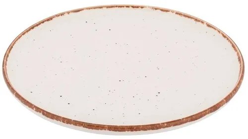 Altom Porcelánový plytký tanier Reactive Ivory, 26,5 cm