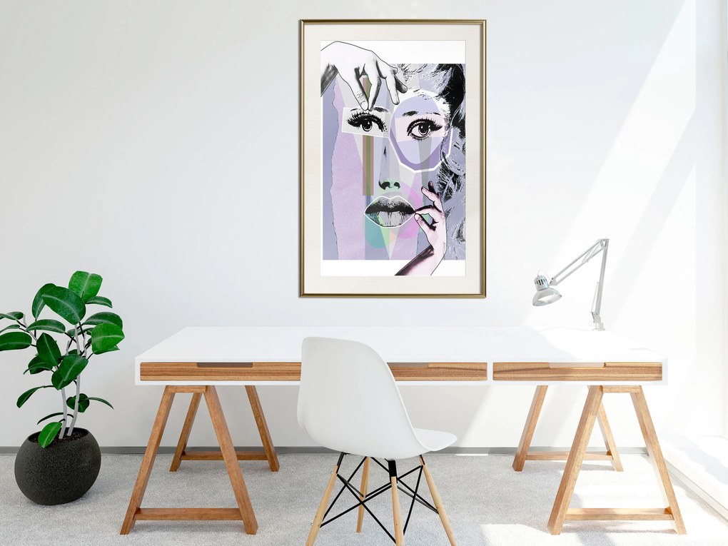 Artgeist Plagát - Plastic Surgery [Poster] Veľkosť: 20x30, Verzia: Zlatý rám