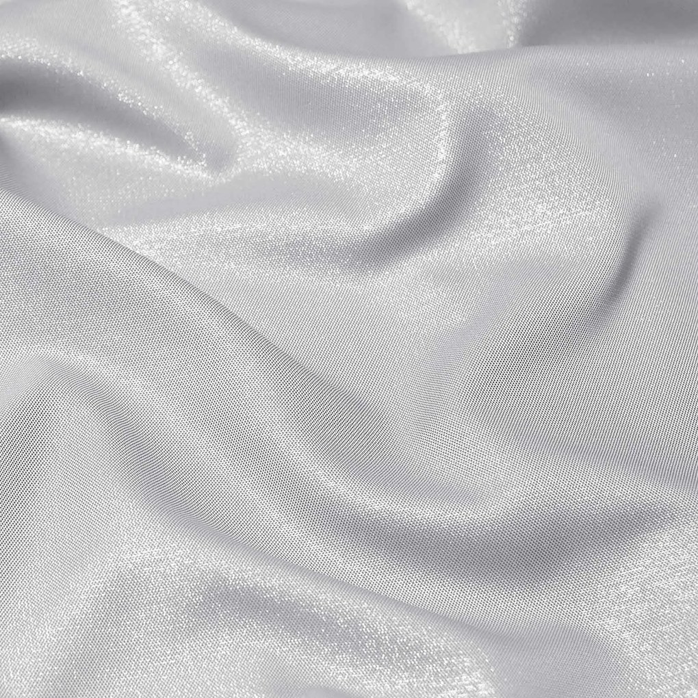 Goldea exkluzívny behúň na stôl - strieborný s trblietkami 50x160 cm