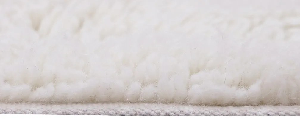 Vlnený koberec Dunes - Sheep White, 80x140, biela, obývacia izba, Lorena Canals