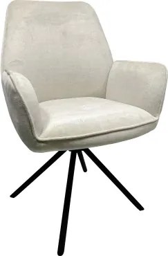 Jedálenská stolička Miracle, krémová látka%