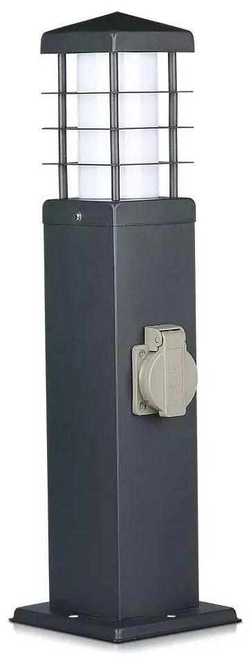 Vonkajšia lampa so zásuvkami 1xE27/13W/230V IP44