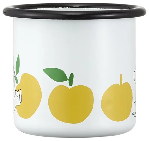 Hrnček Moomin Joyful Apples 0,25l, smalt / bielo-žltý