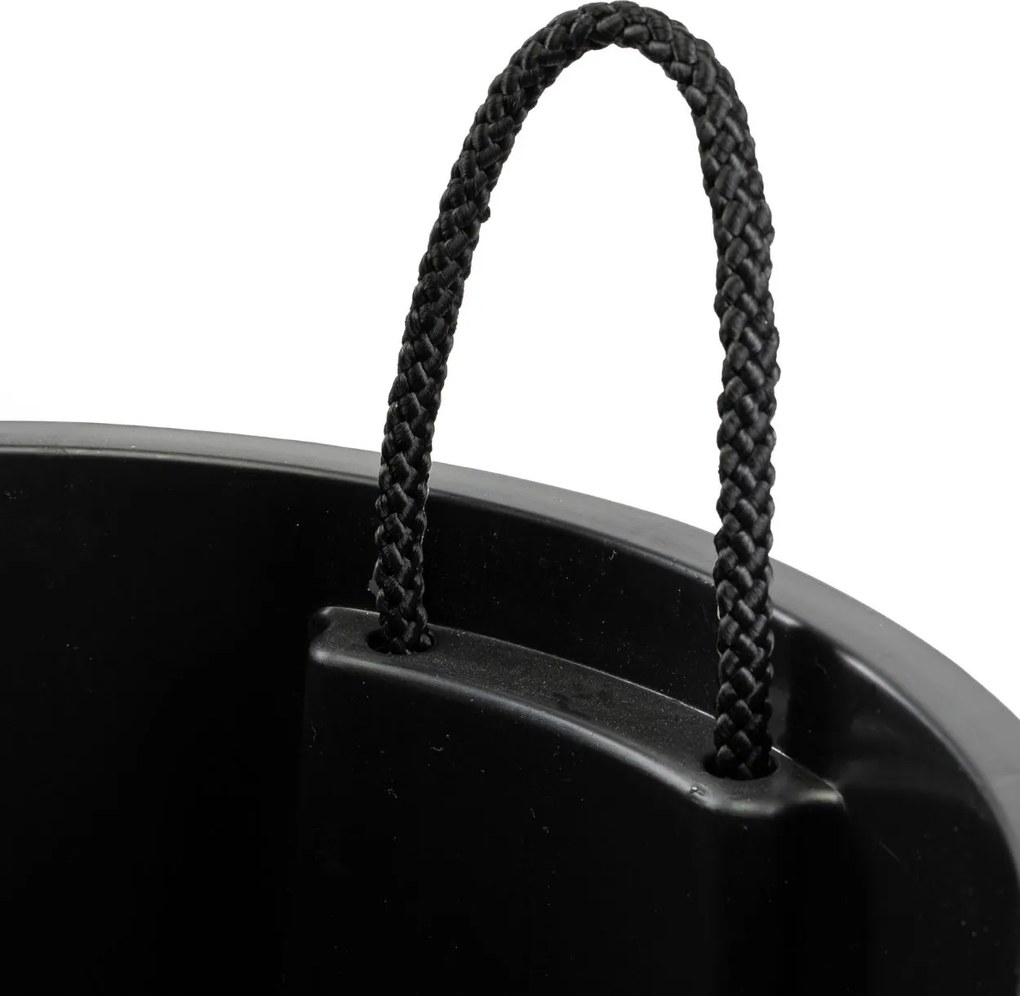 PLASTOVÝ KVETINÁČ STRIPPED 29X51,5 CM HORČICOVÁ