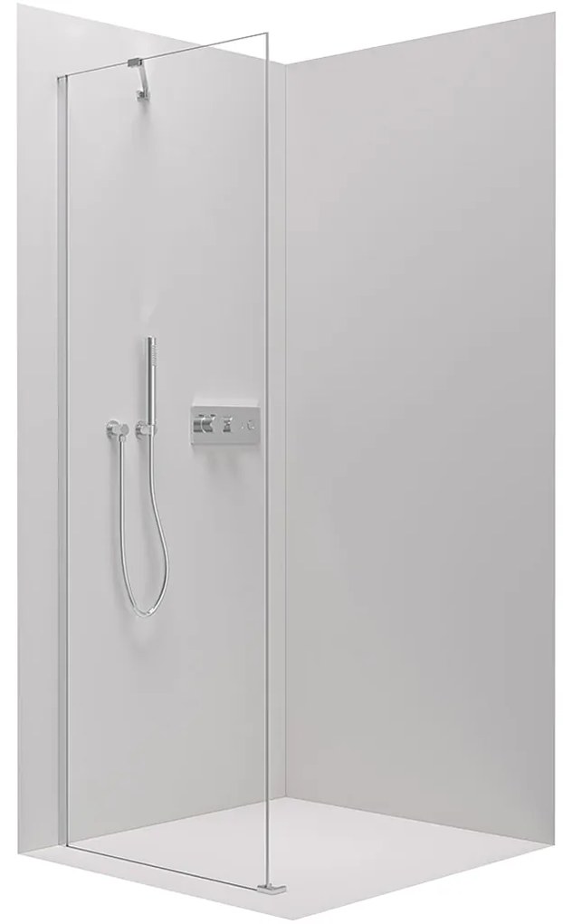 CERANO Cerano, pevná sprchová zástena pre dvere Marino a Volpe 100x190 cm, 6mm číre sklo, chrómový profil, CER-CER-420261