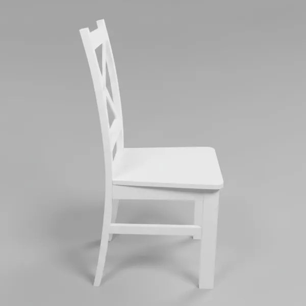 Jedálenská stolička NATE biela