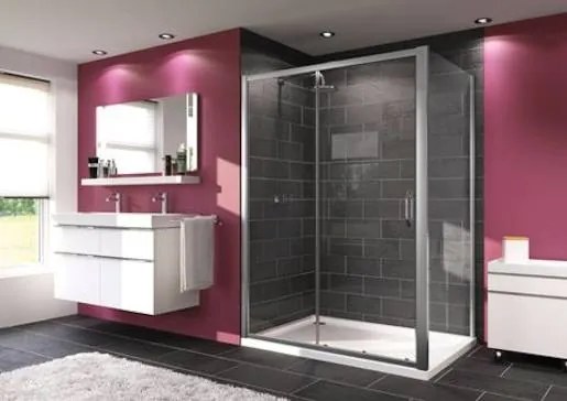Huppe Next sprchové dvere 100x90 cm hüppe SIKONEXTD2100STE90
