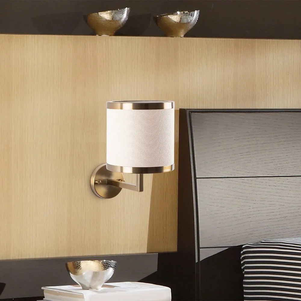 Nástenné svietidlo v zlatej farbe Way – Opviq lights