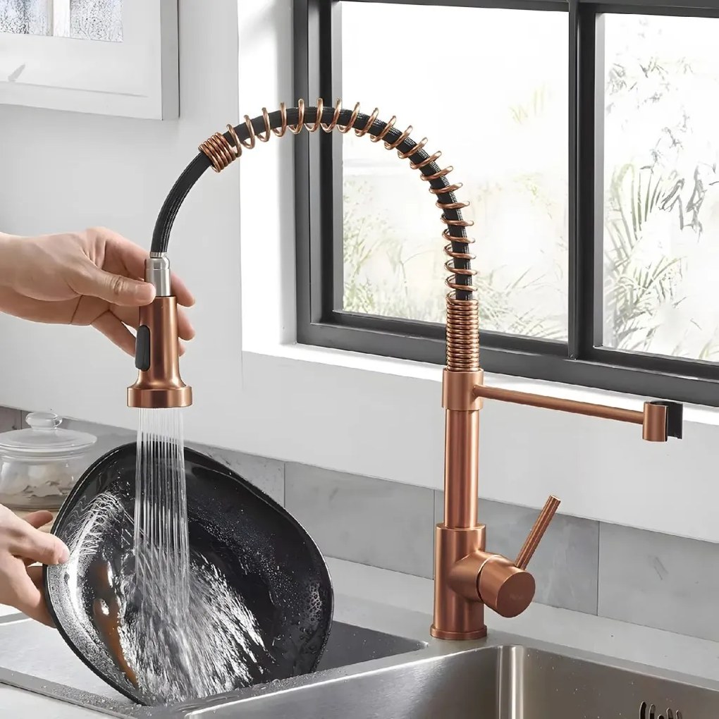 Rea Colin, stojanková kuchynská batéria, medená matná, REA-B5459