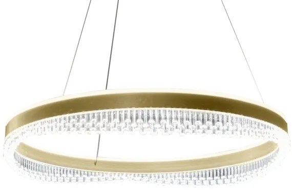 LED Luster na lanku LED/52W/230V pr. 60 cm zlatá