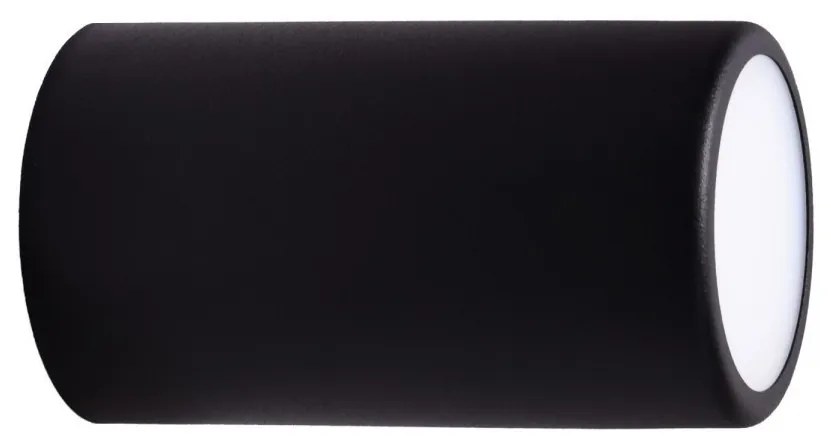 TEMAR Prisadené stropné bodové osvetlenie TUBE, 1xE27, 40W, okrúhle, čierne