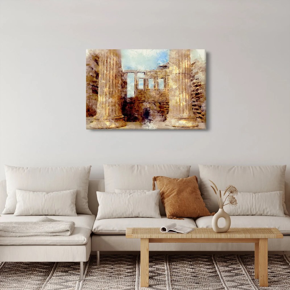 Obraz - Érechthéion, Atény, Grécko (90x60 cm)