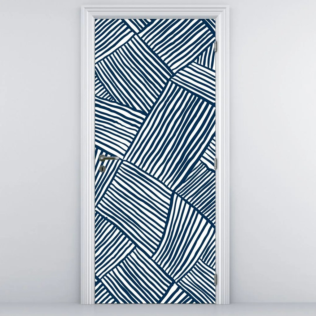 Fototapeta na dvere - 3D línia (95x205cm)