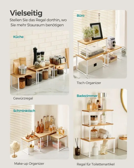 Set troch kuchynských políc KCS014W01